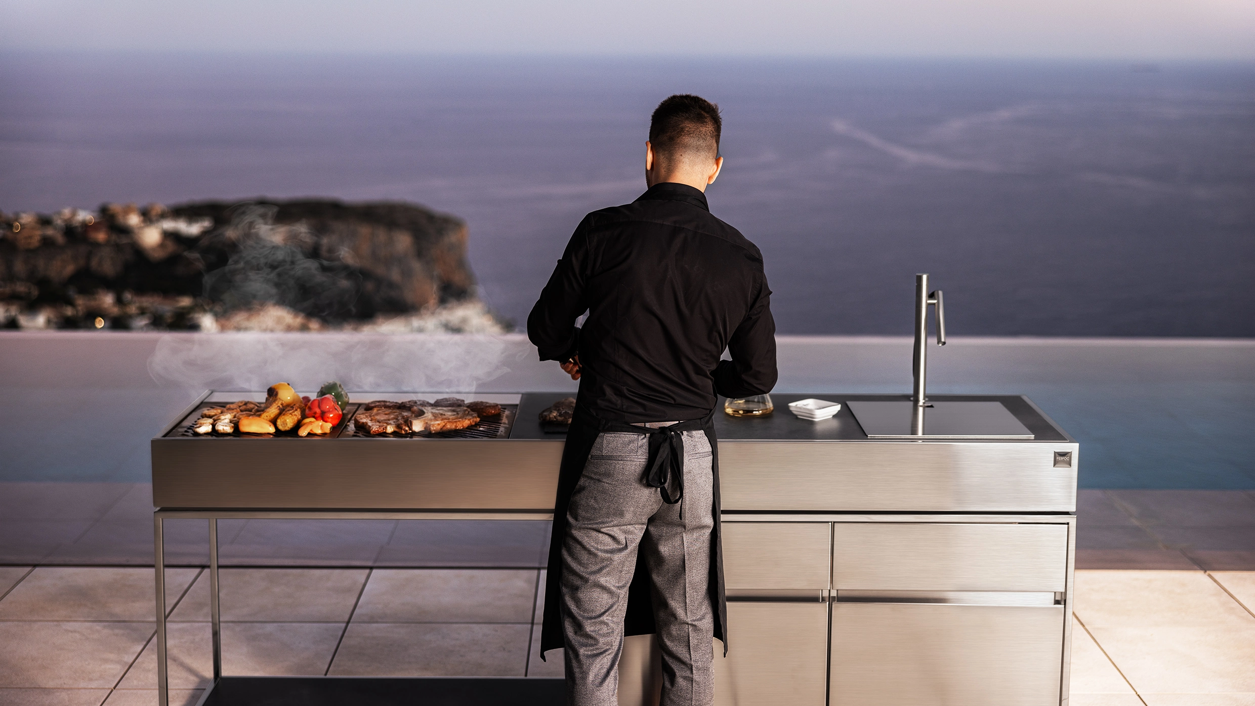 cocina exterior modular