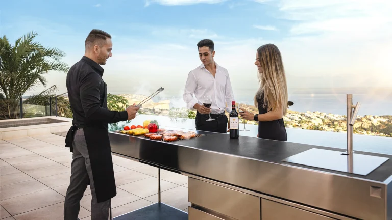 cocina exterior prefabricada