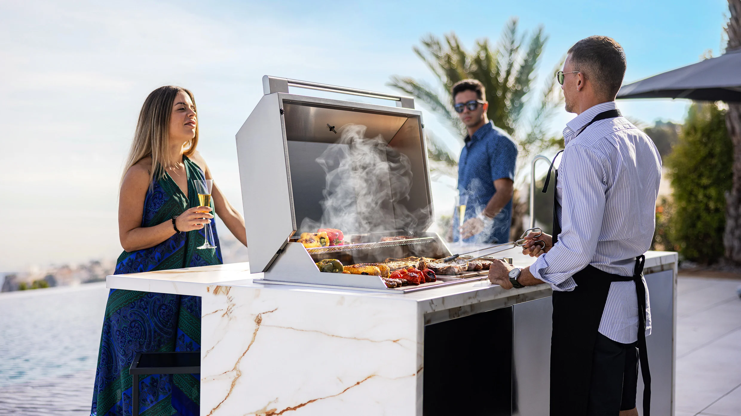 cocinas exteriores de jardin