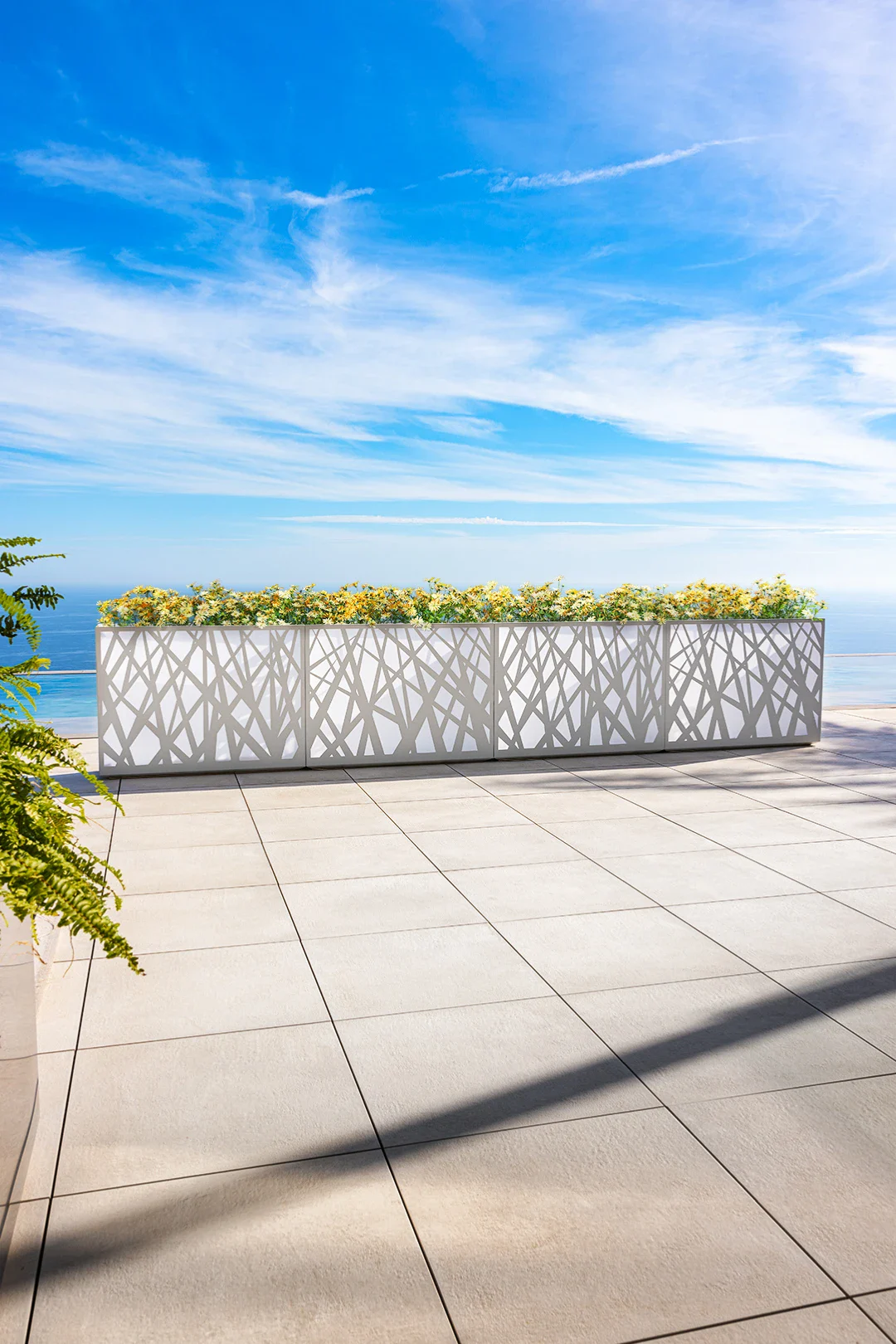 jardineras con luz
