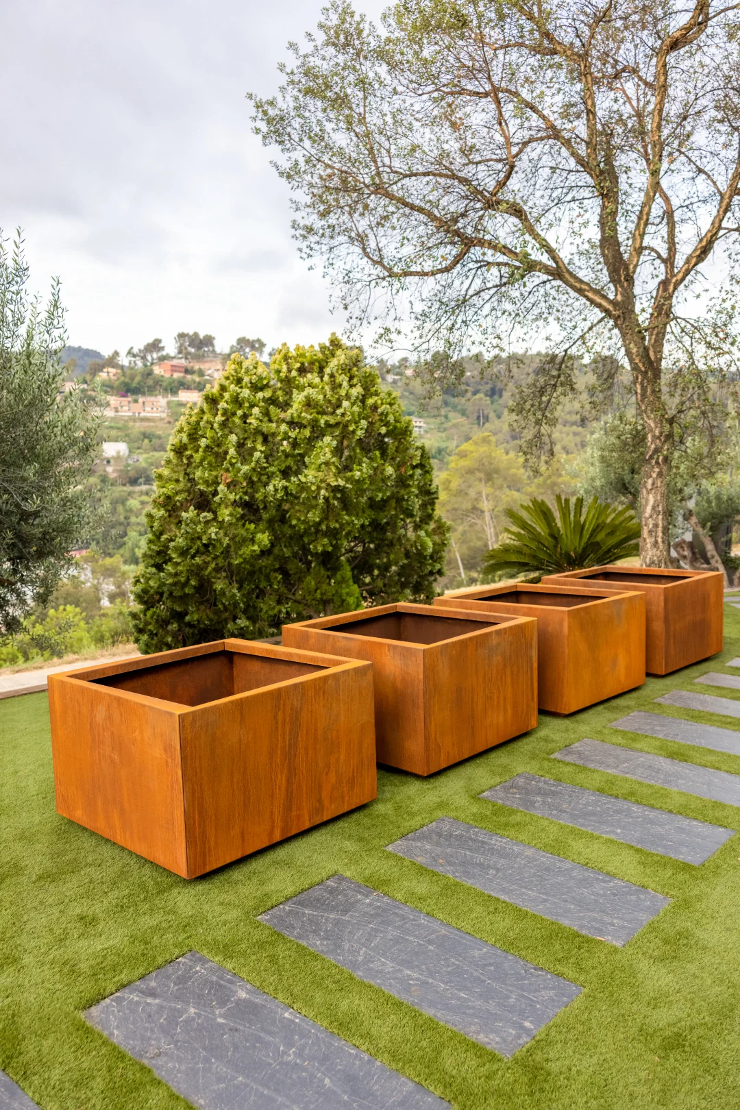 jardineras acero corten