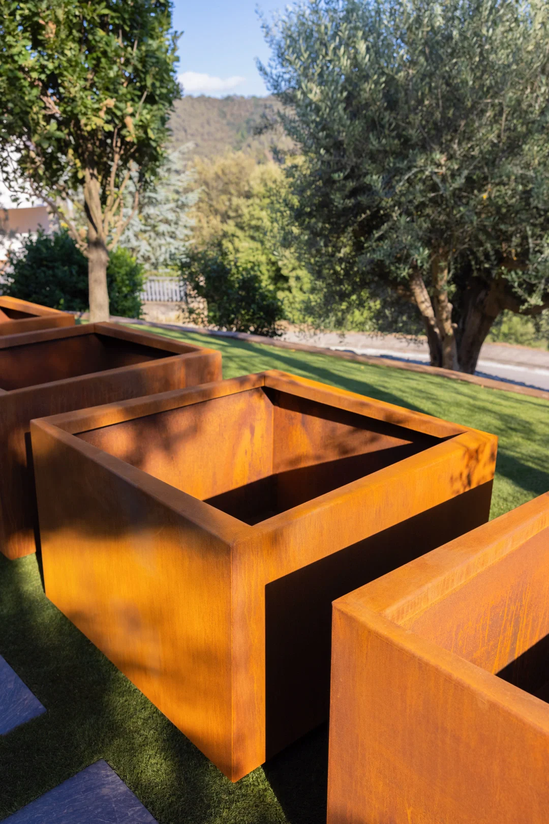 jardineras de acero corten