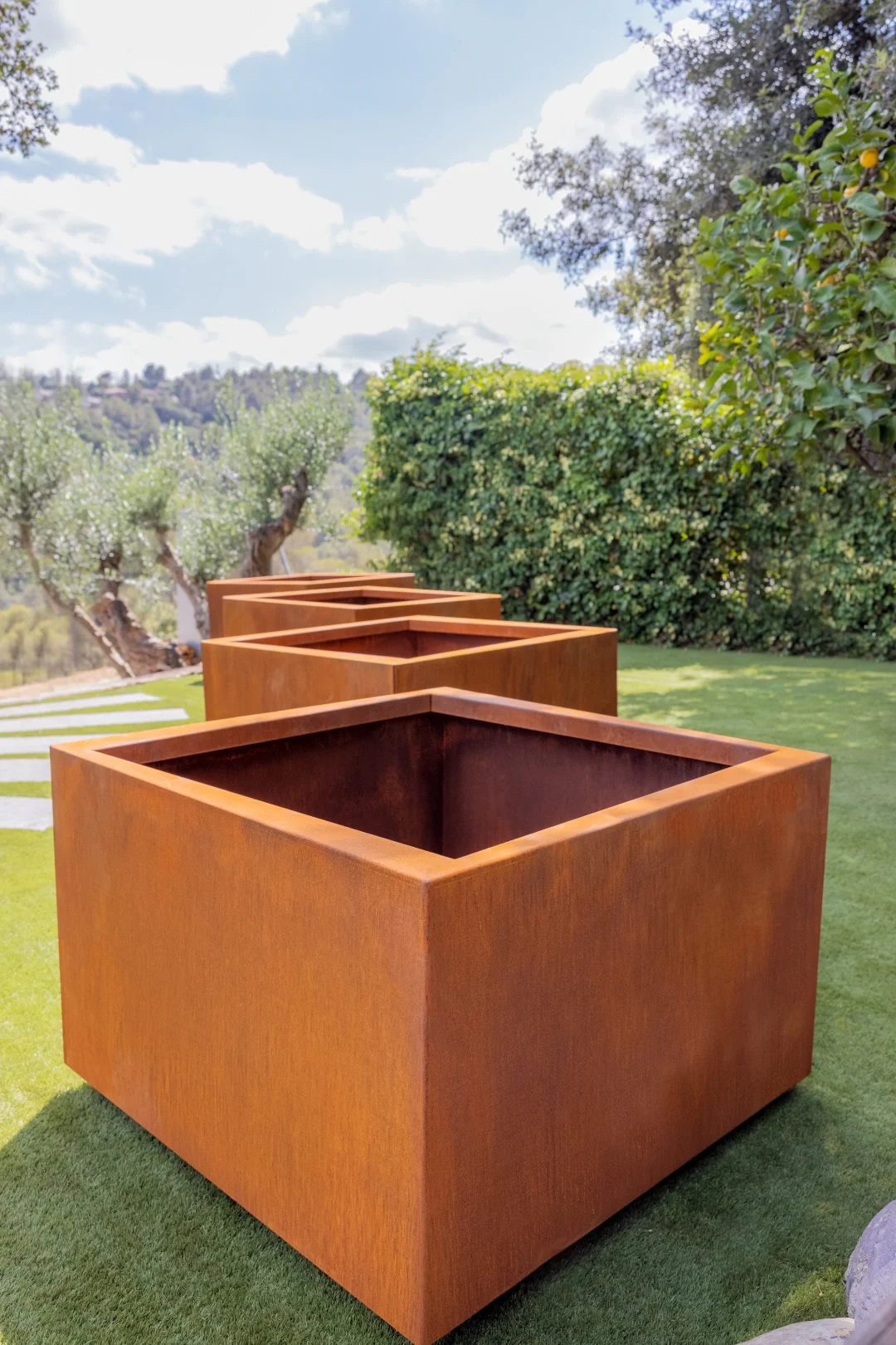 jardineras acero corten