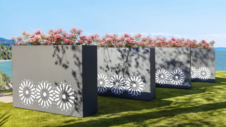 jardineras con luz
