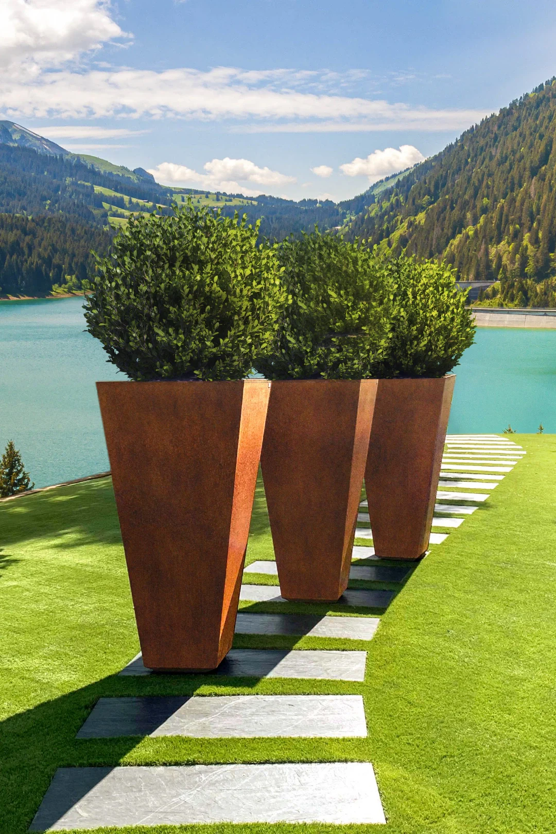diseño de jardineras exteriores