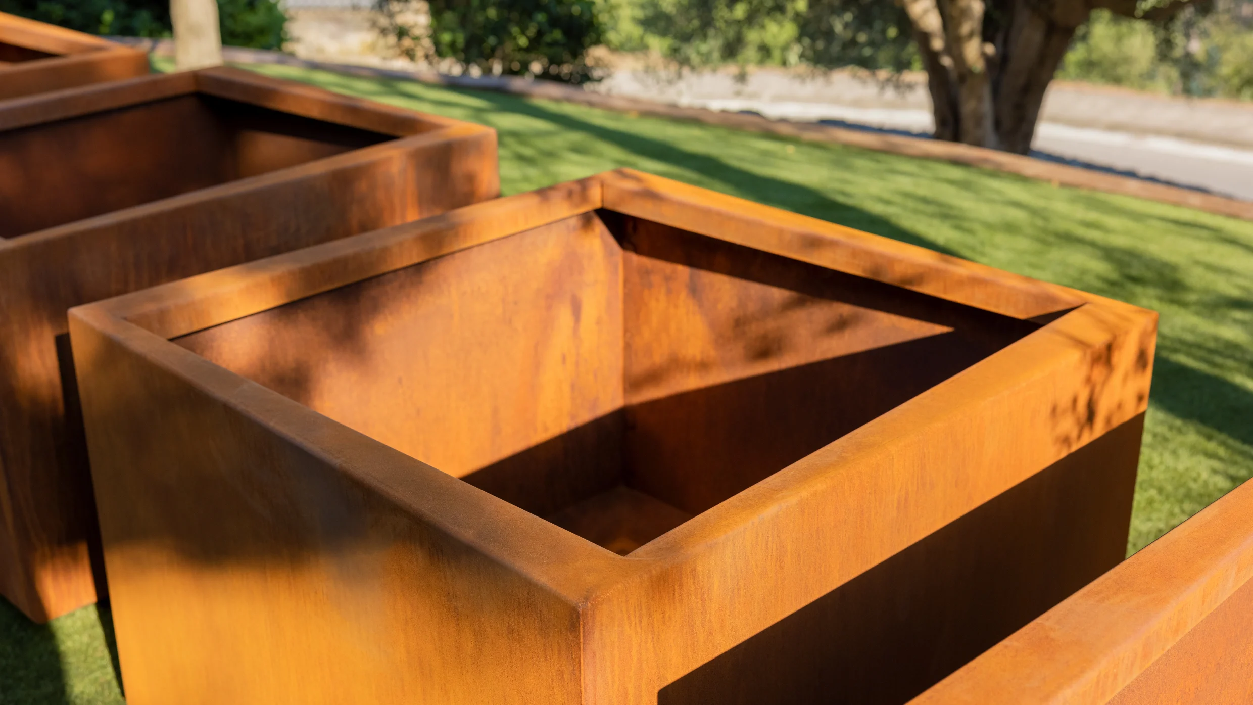 jardineras acero corten