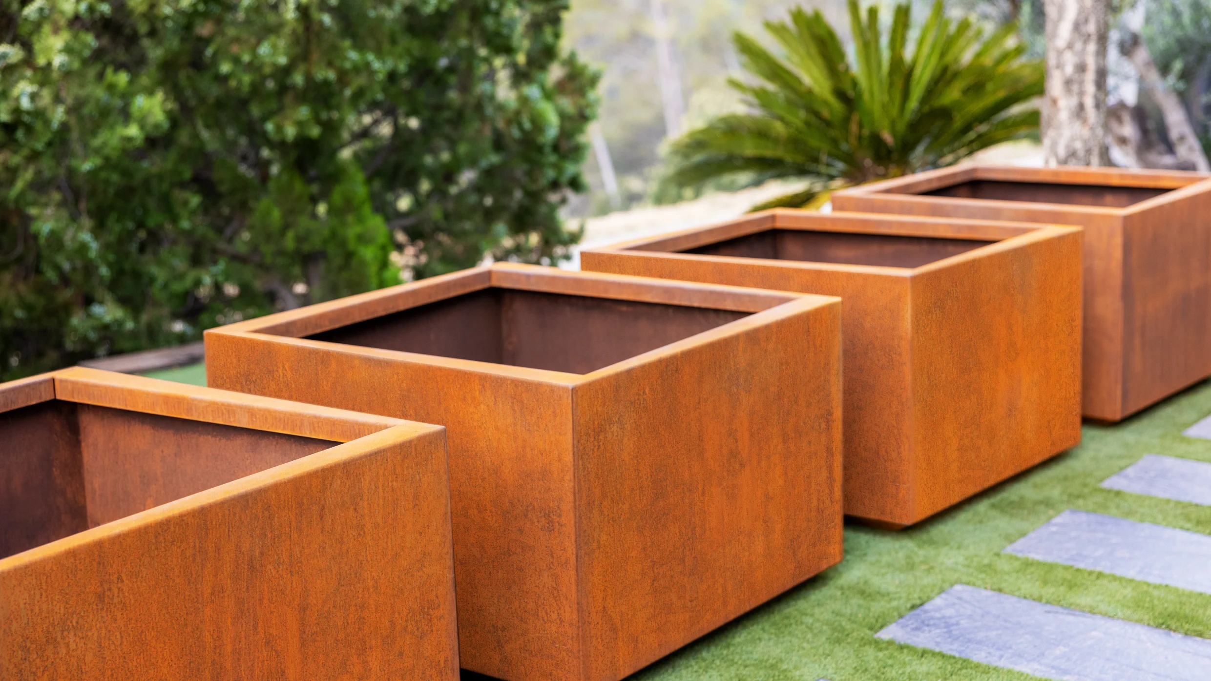 jardineras acero corten