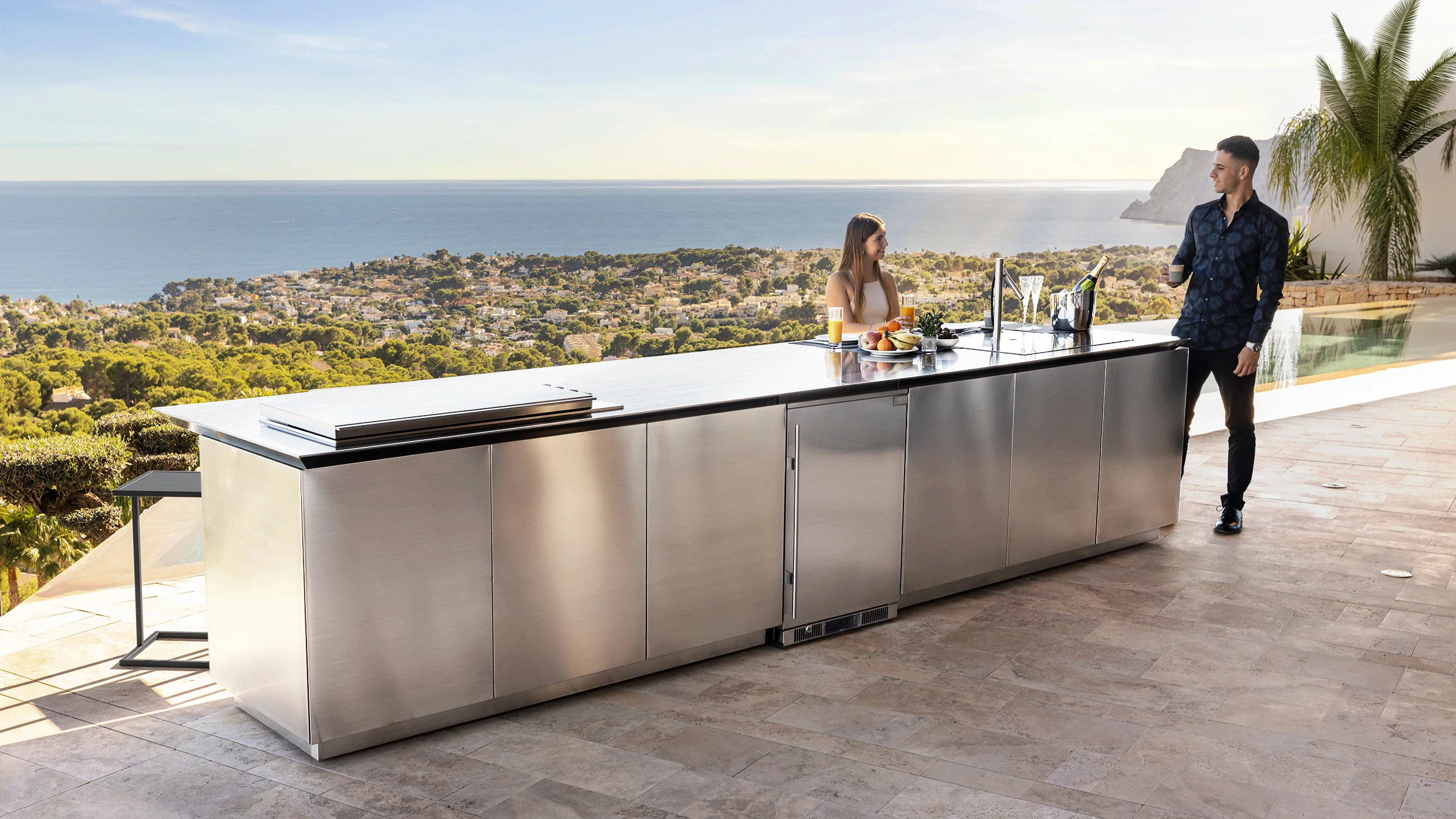 ideas para cocinas exteriores y barbacoas