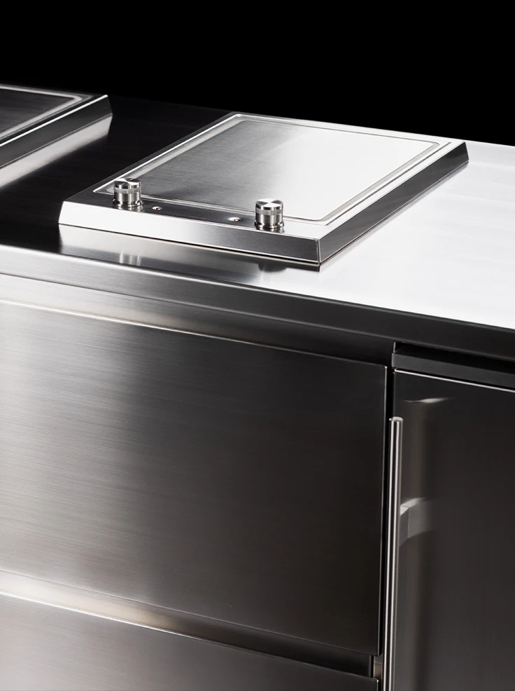 materiales para cocina exterior