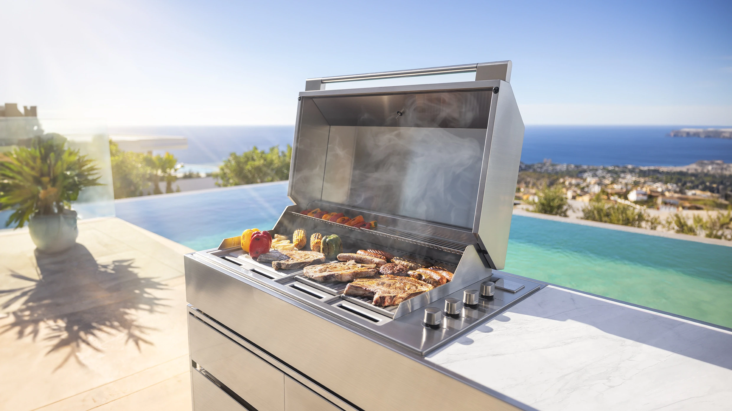 cocina gas exterior