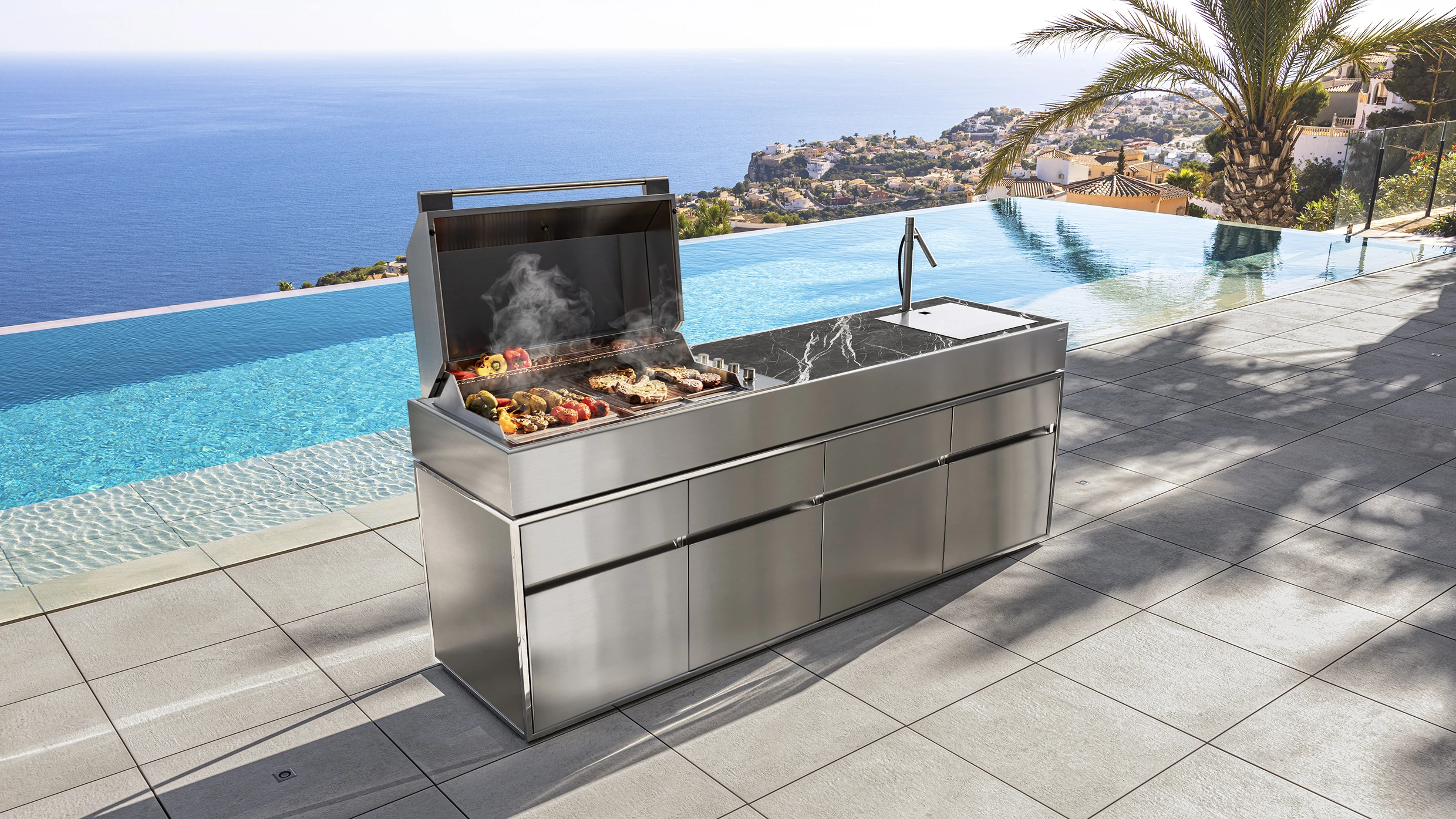cocina gas exterior