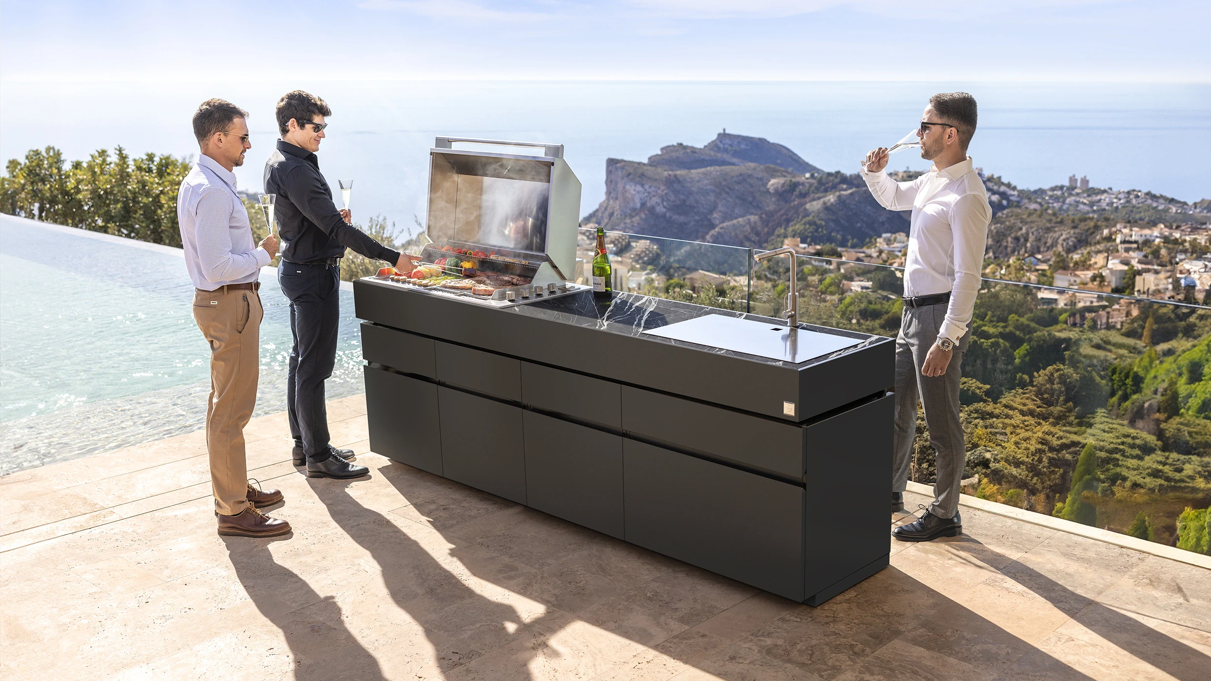 cocina exterior terraza