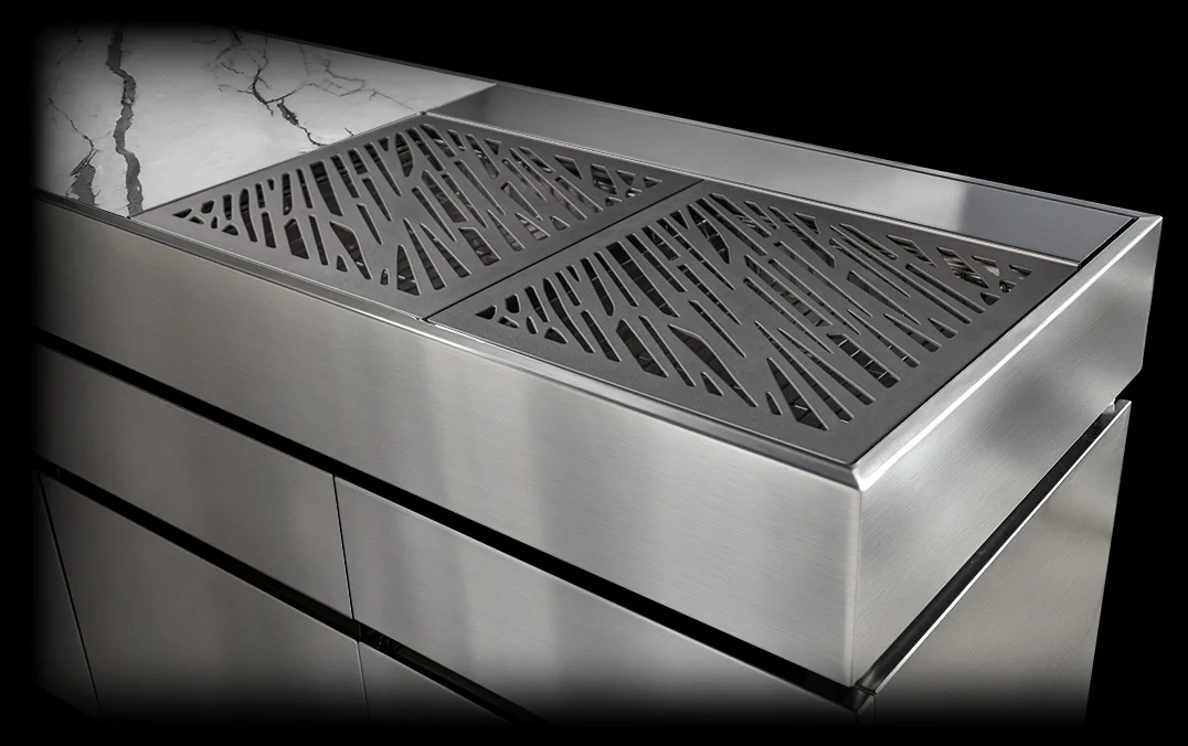 cocina acero inoxidable exterior