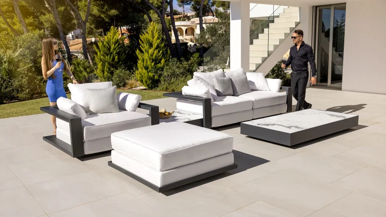 muebles exterior lujo