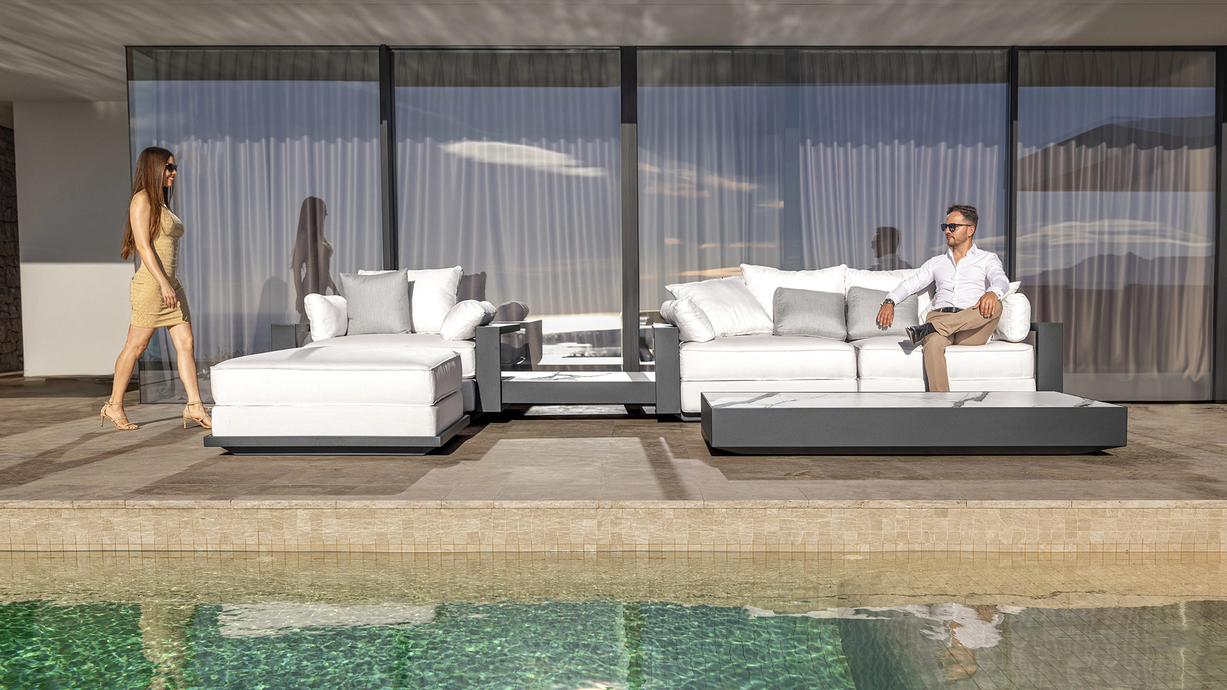 muebles de terraza de lujo