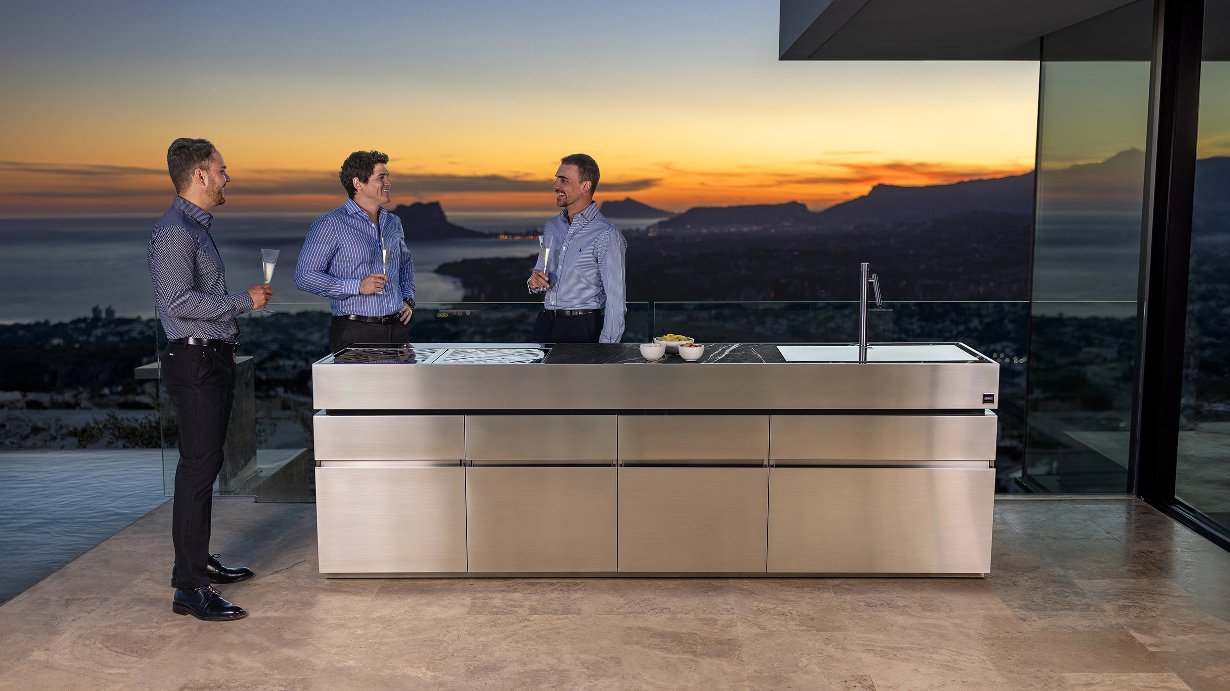 cocina exterior inox