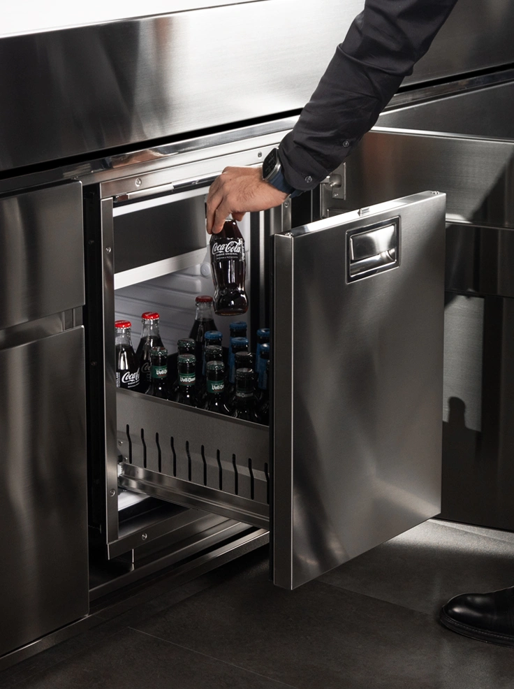 cocina exterior acero inoxidable