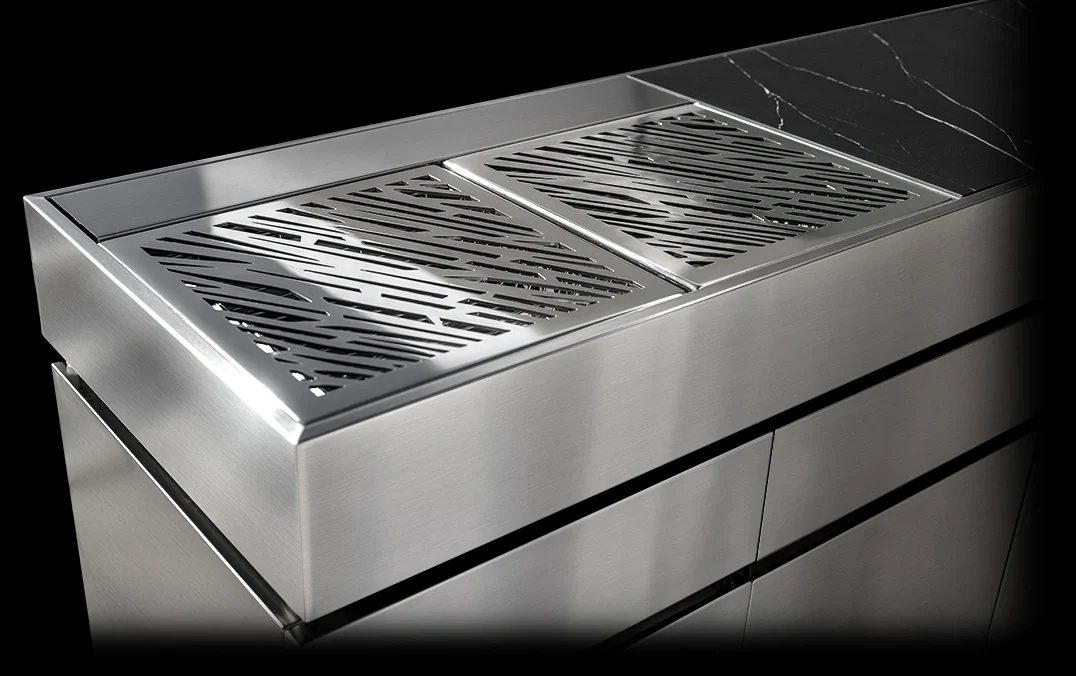 cocina exterior acero inoxidable