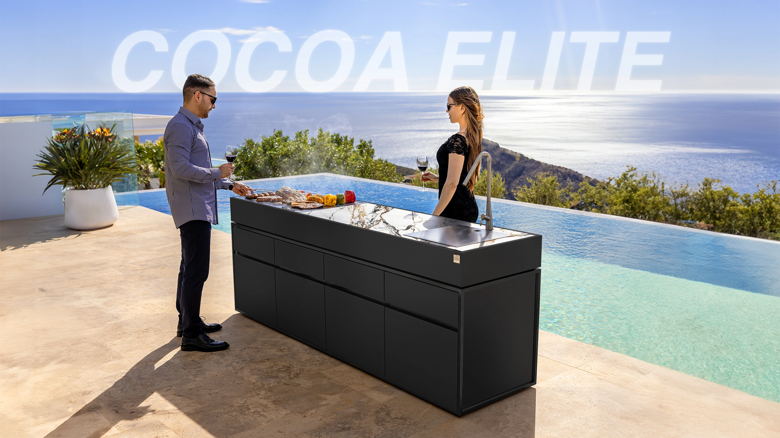 cocina exterior prefabricada