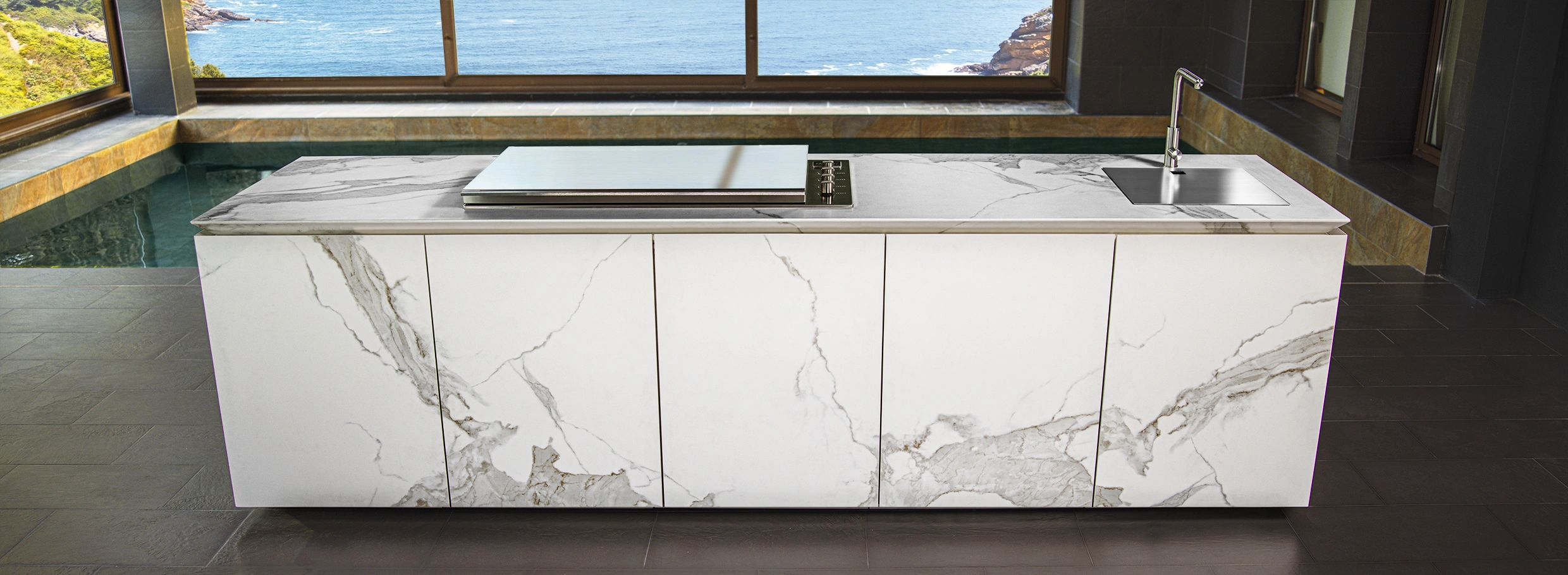 cocina para exteriores diseño