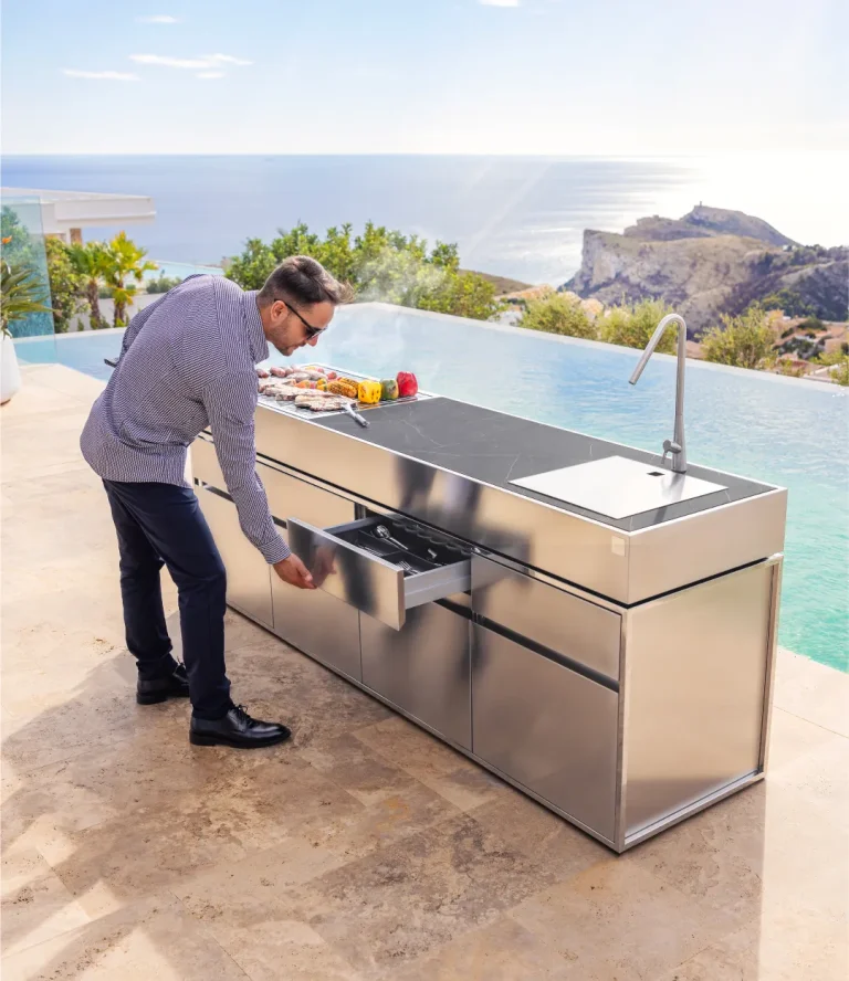 cocina exterior modular
