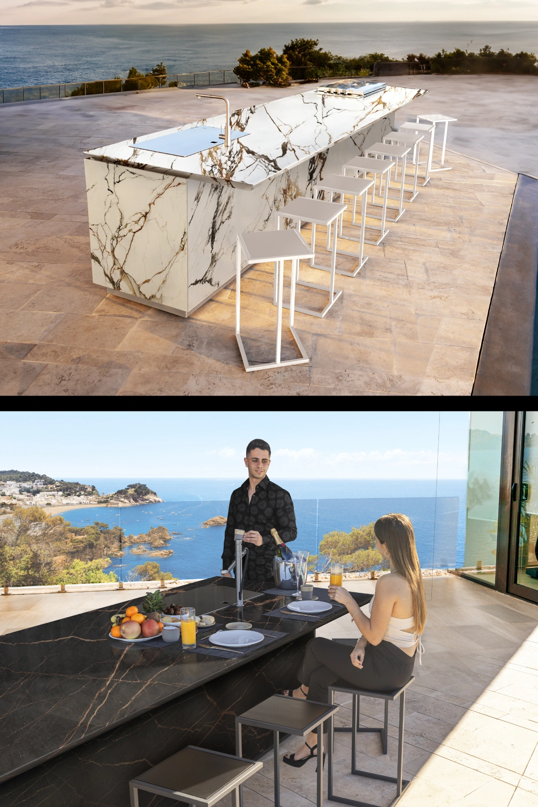 cocina exterior de diseño